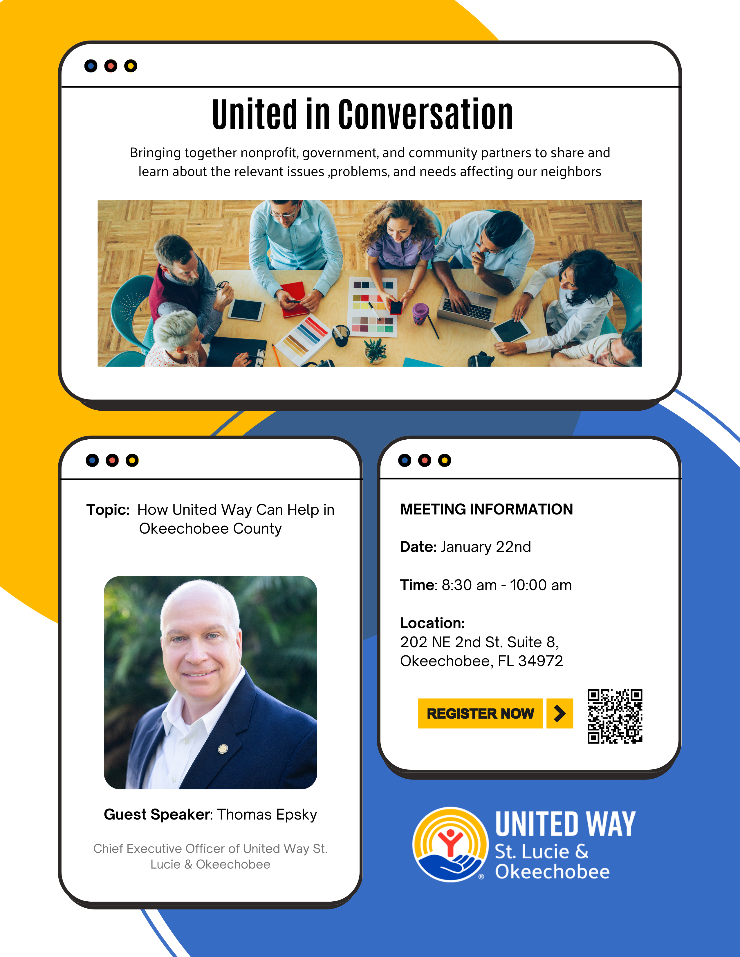 United in Conversation Meeting Details