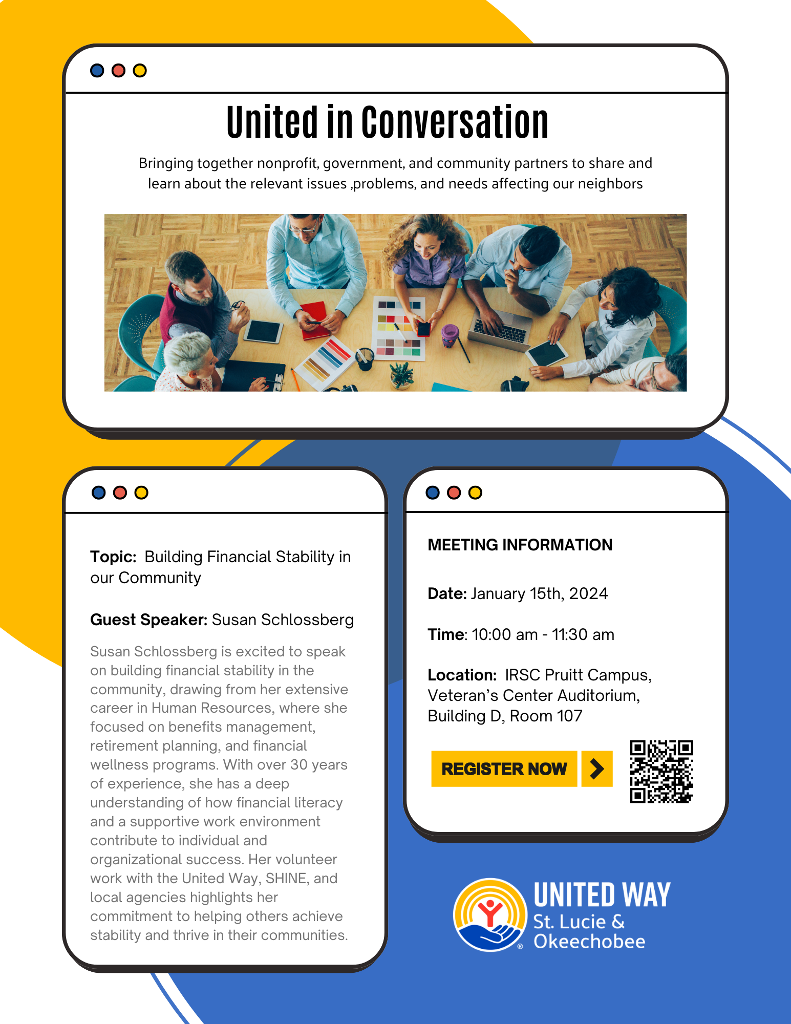 United in Conversation Meeting Details