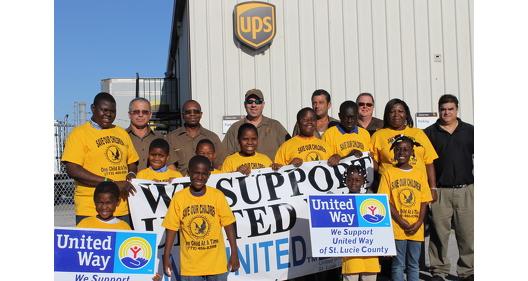 Support Your Community! The Fort Pierce UPS Cares!